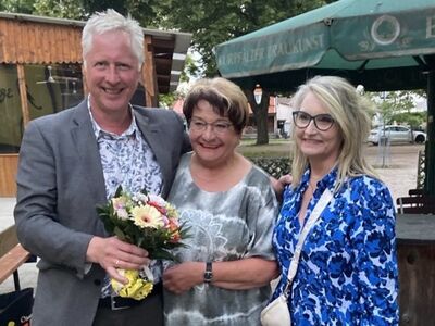 V.l.n.r. Jürgen Hook, Friederike Ebli, Petra Hook